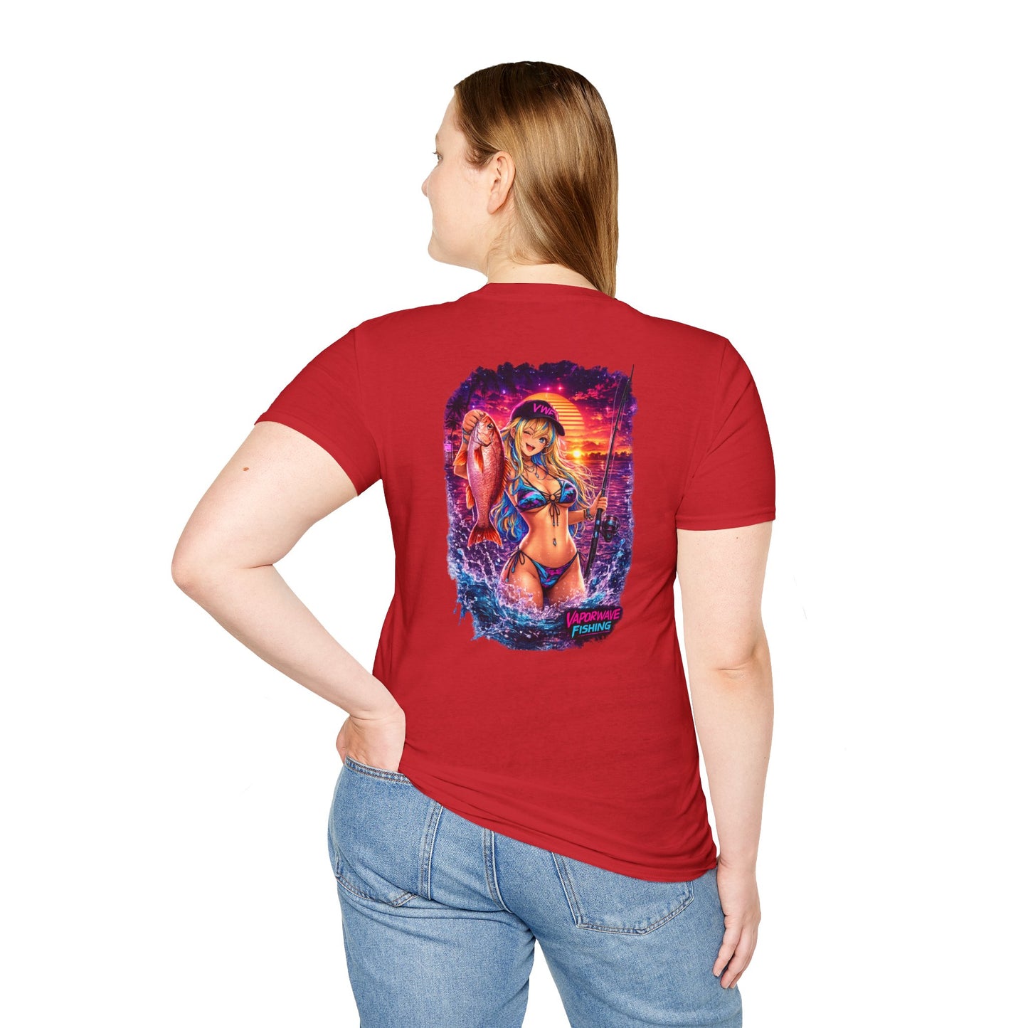 Yui - Vaporwave Fishing Gear Graphic Tee