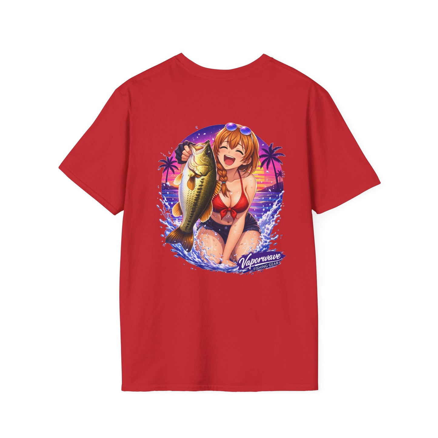 Mika - Vaporwave Fishing Gear Graphic Tee