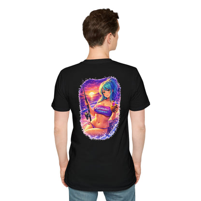 Kaia - Vaporwave Fishing Gear Graphic Tee