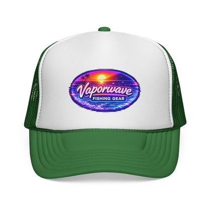 Vaporwave Fishing Gear Trucker Hat