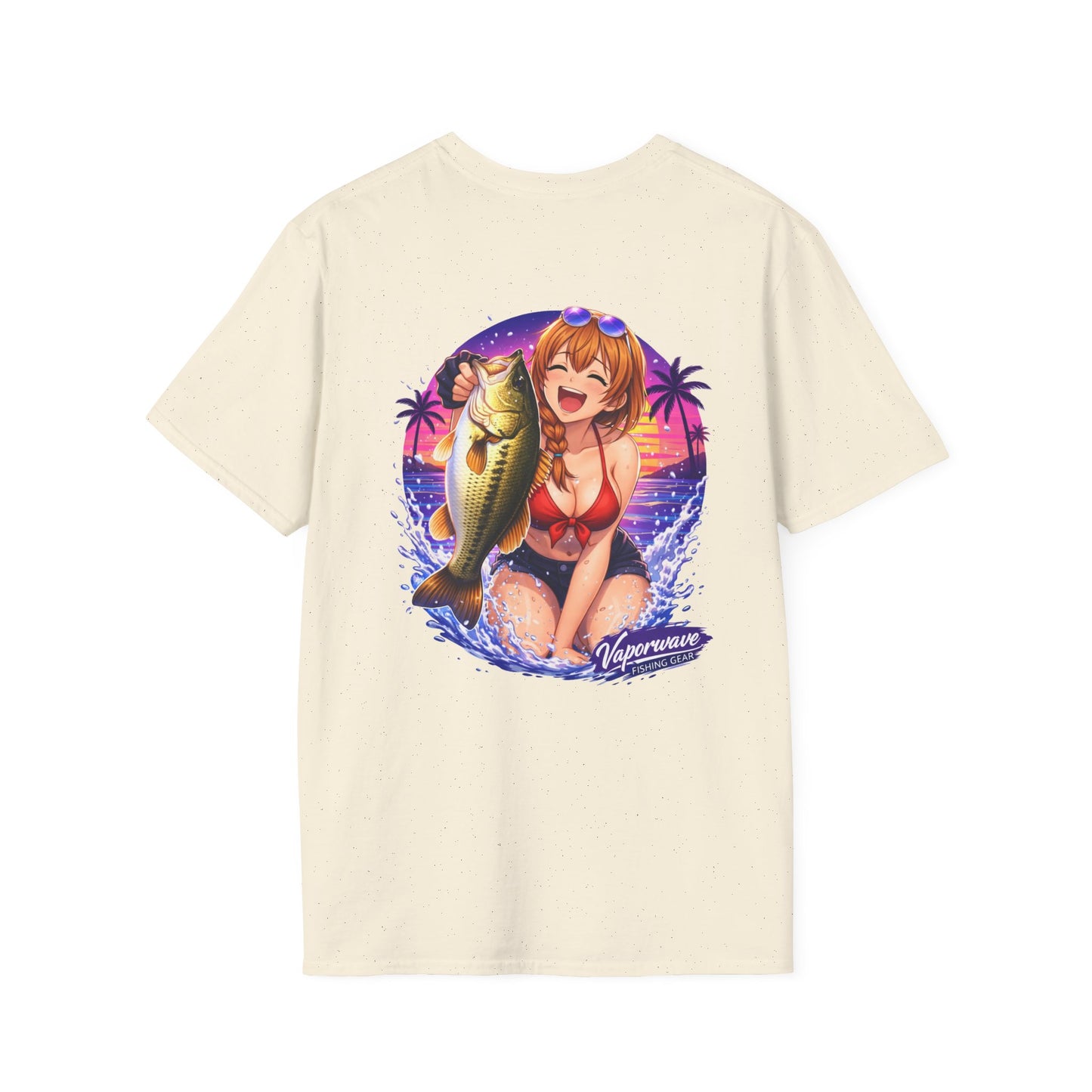 Mika - Vaporwave Fishing Gear Graphic Tee