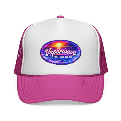 Vaporwave Fishing Gear Trucker Hat