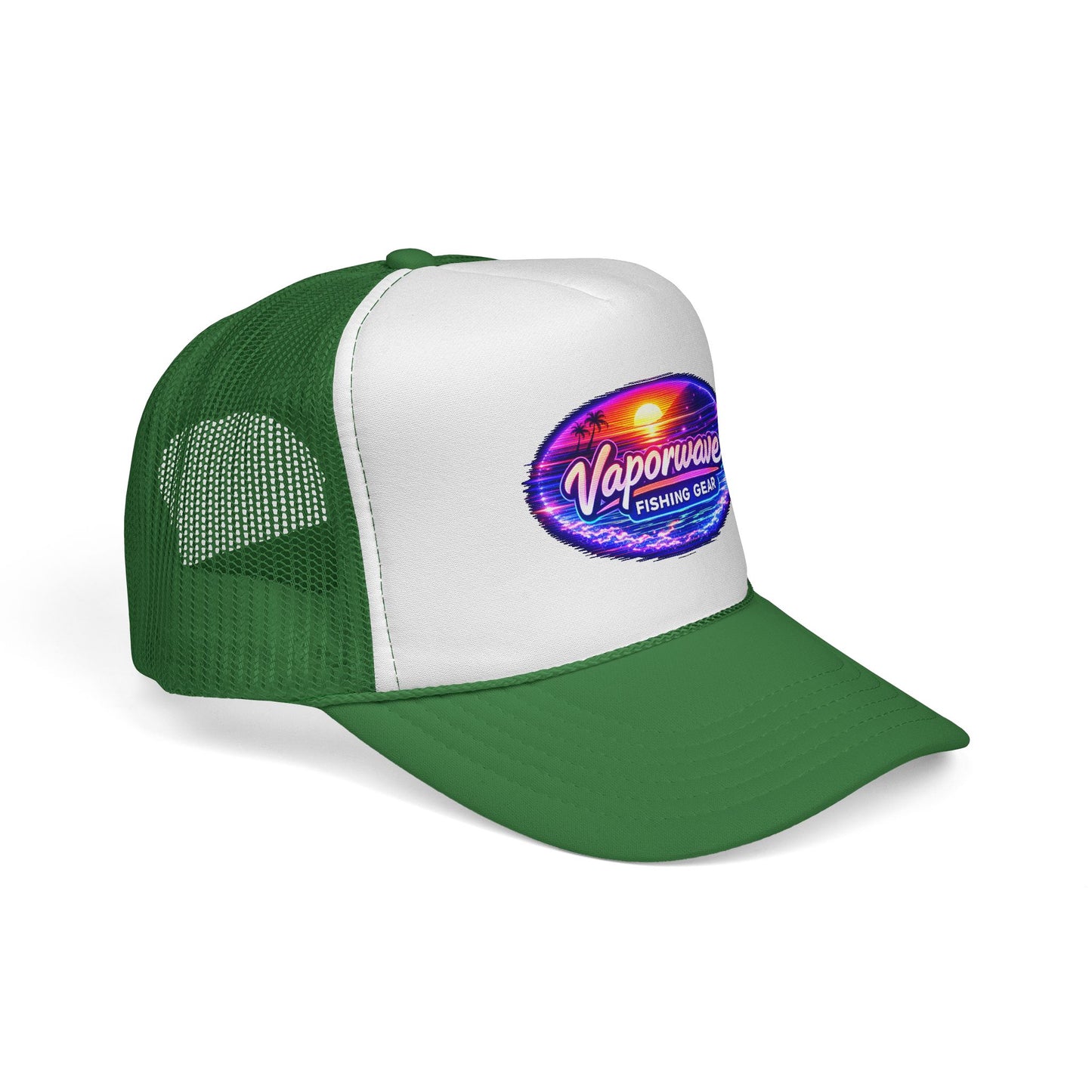 Vaporwave Fishing Gear Trucker Hat