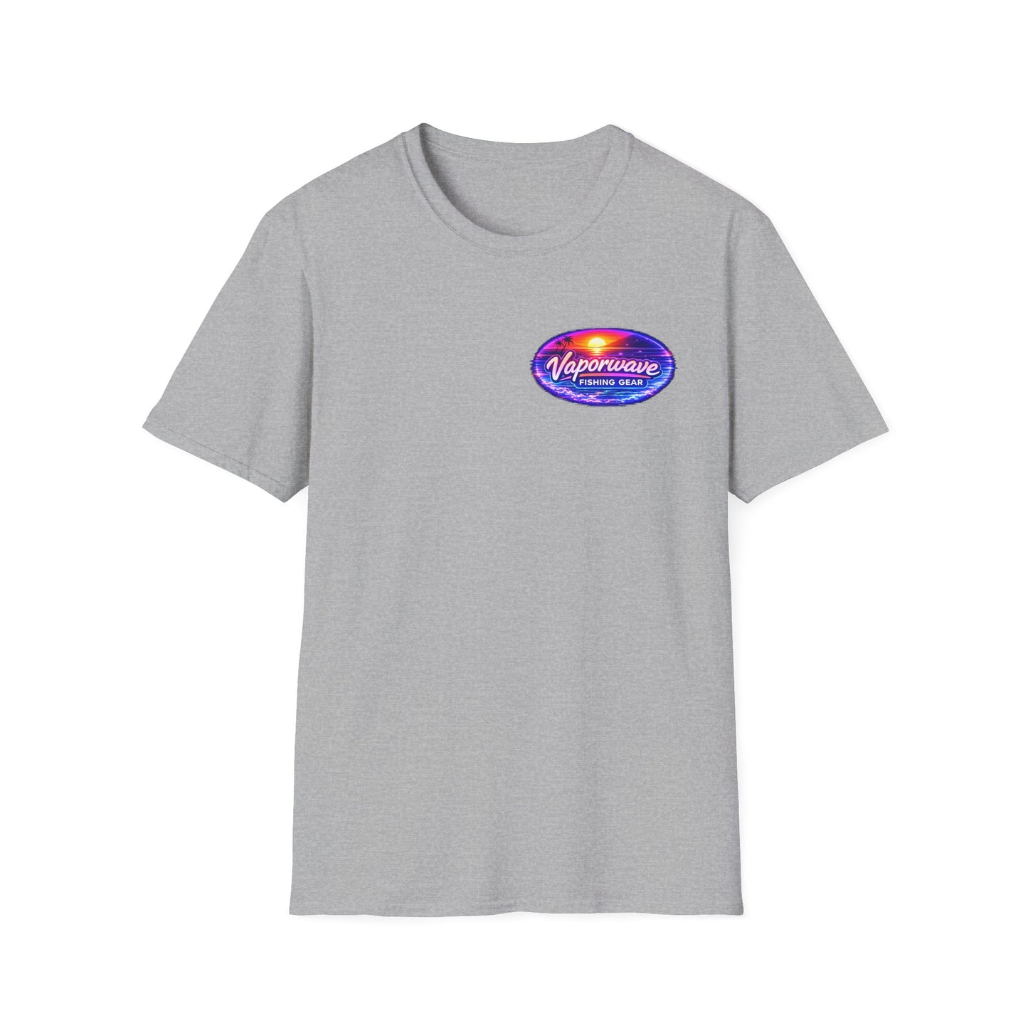 Rin - Vaporwave Fishing Gear Unisex Softstyle Tee