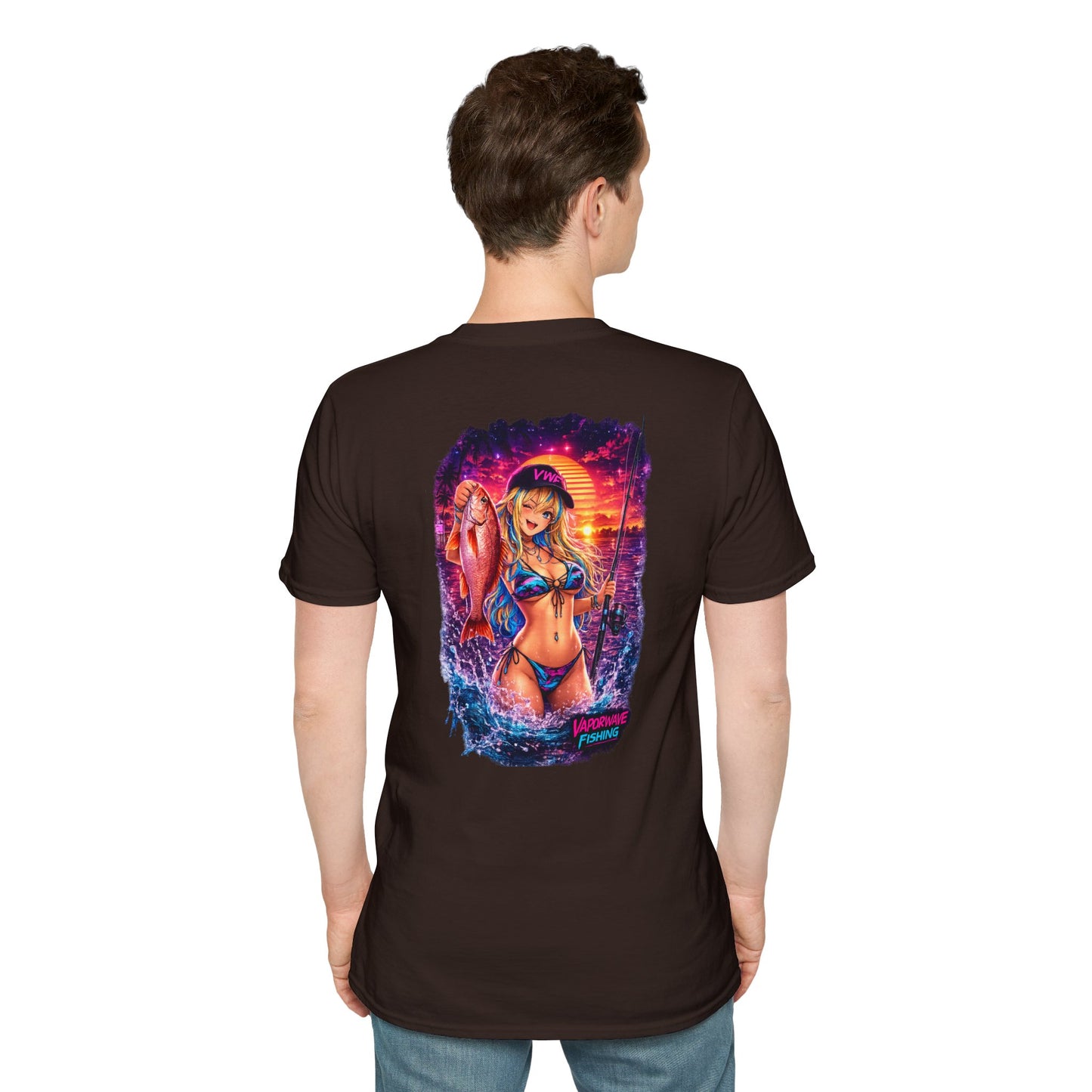 Yui - Vaporwave Fishing Gear Graphic Tee