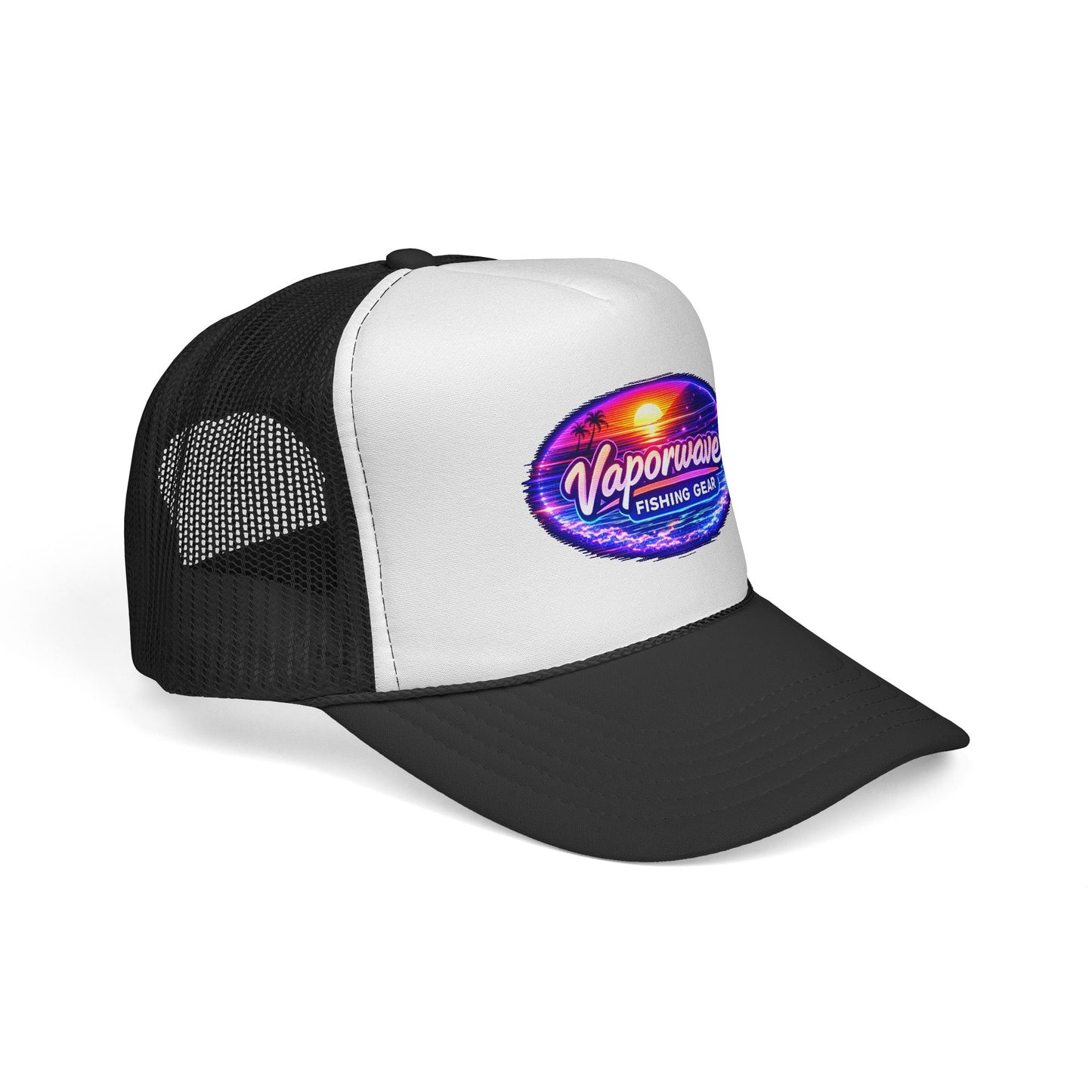 Vaporwave Fishing Gear Trucker Hat