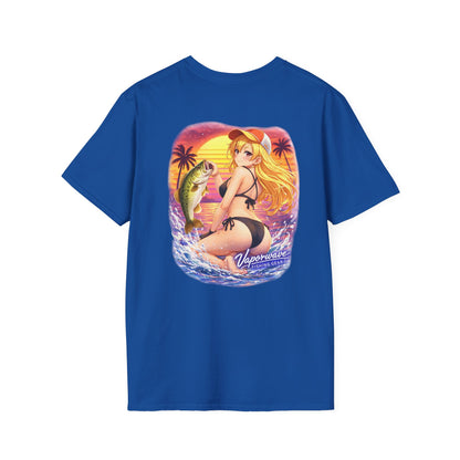 Rin - Vaporwave Fishing Gear Unisex Softstyle Tee