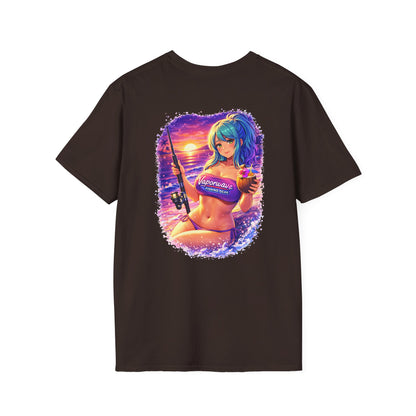 Kaia - Vaporwave Fishing Gear Graphic Tee