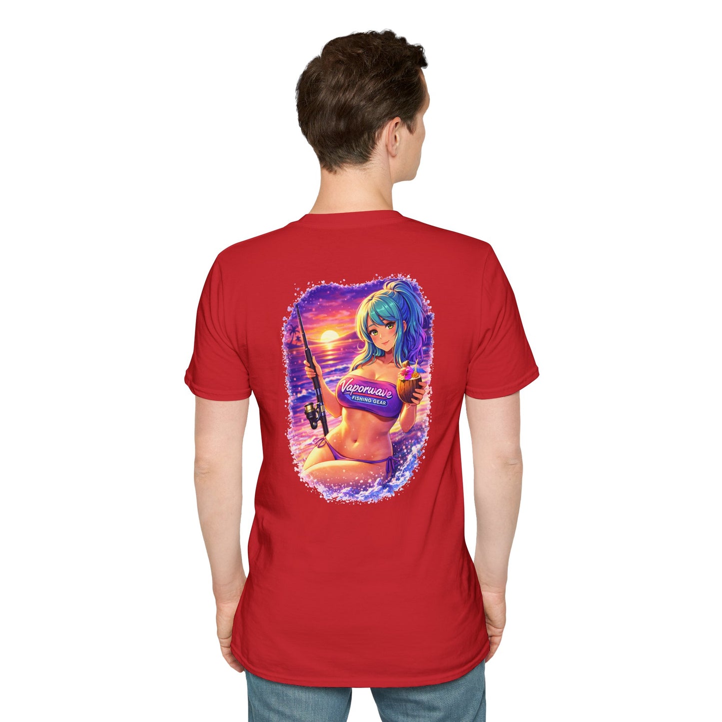 Kaia - Vaporwave Fishing Gear Graphic Tee