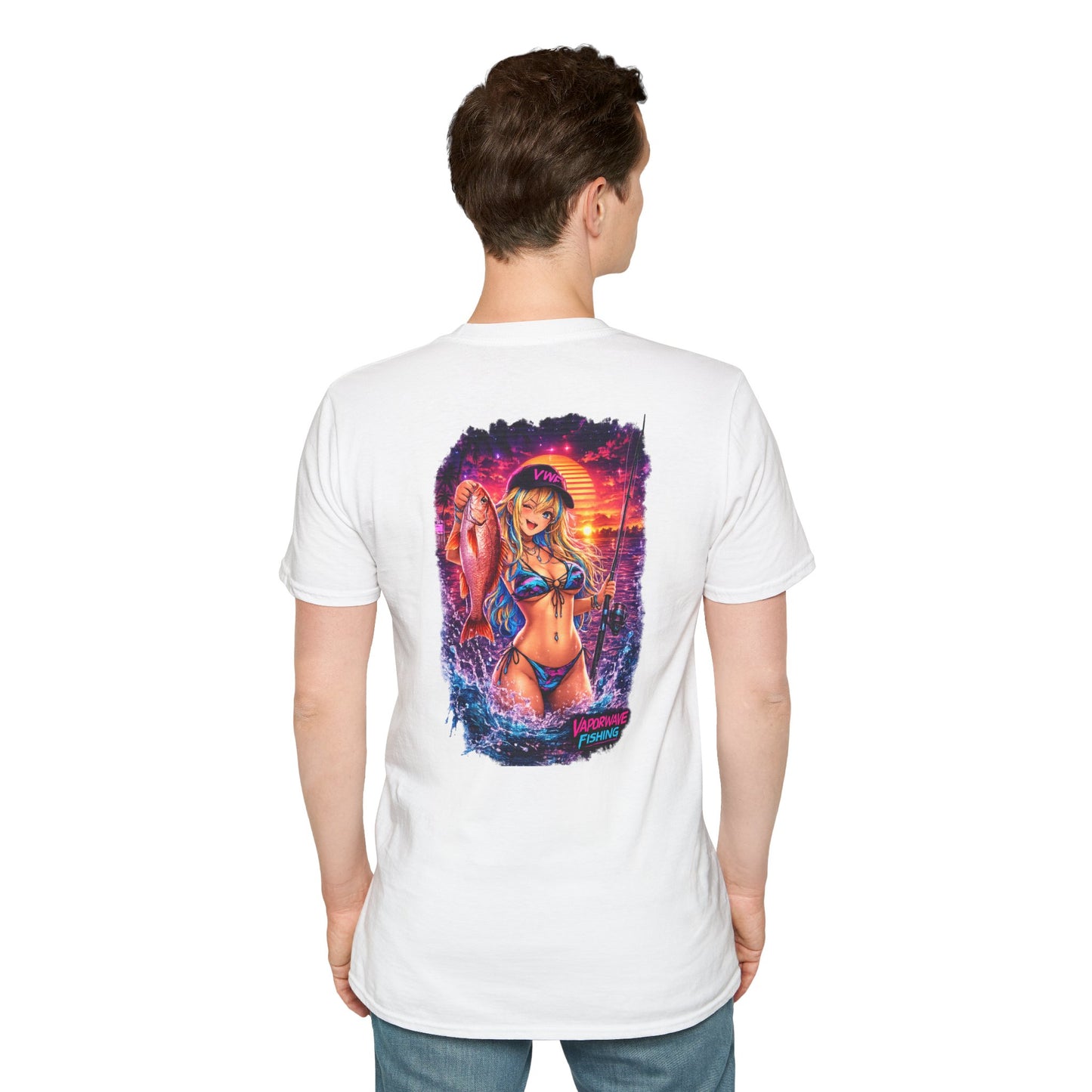Yui - Vaporwave Fishing Gear Graphic Tee