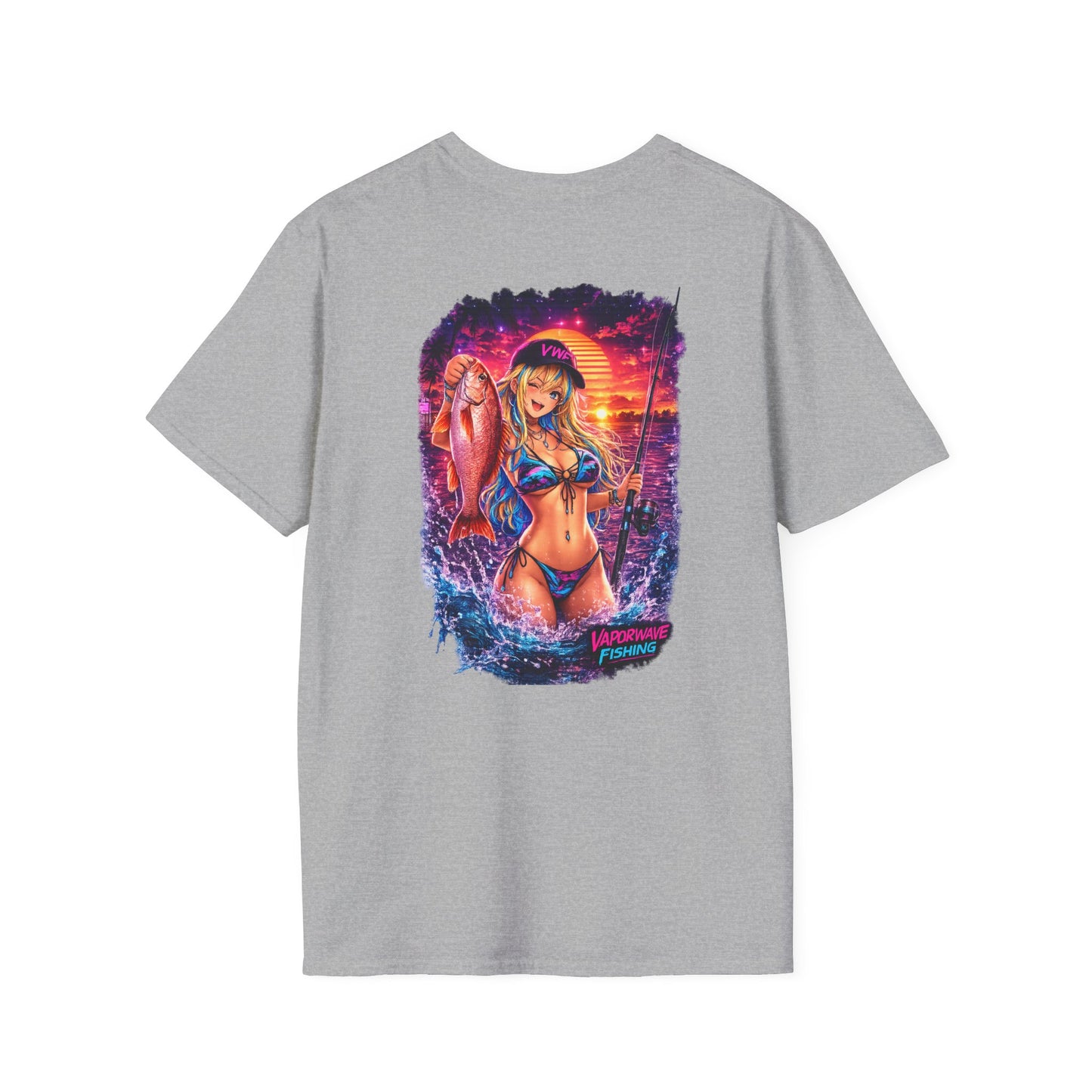 Yui - Vaporwave Fishing Gear Graphic Tee
