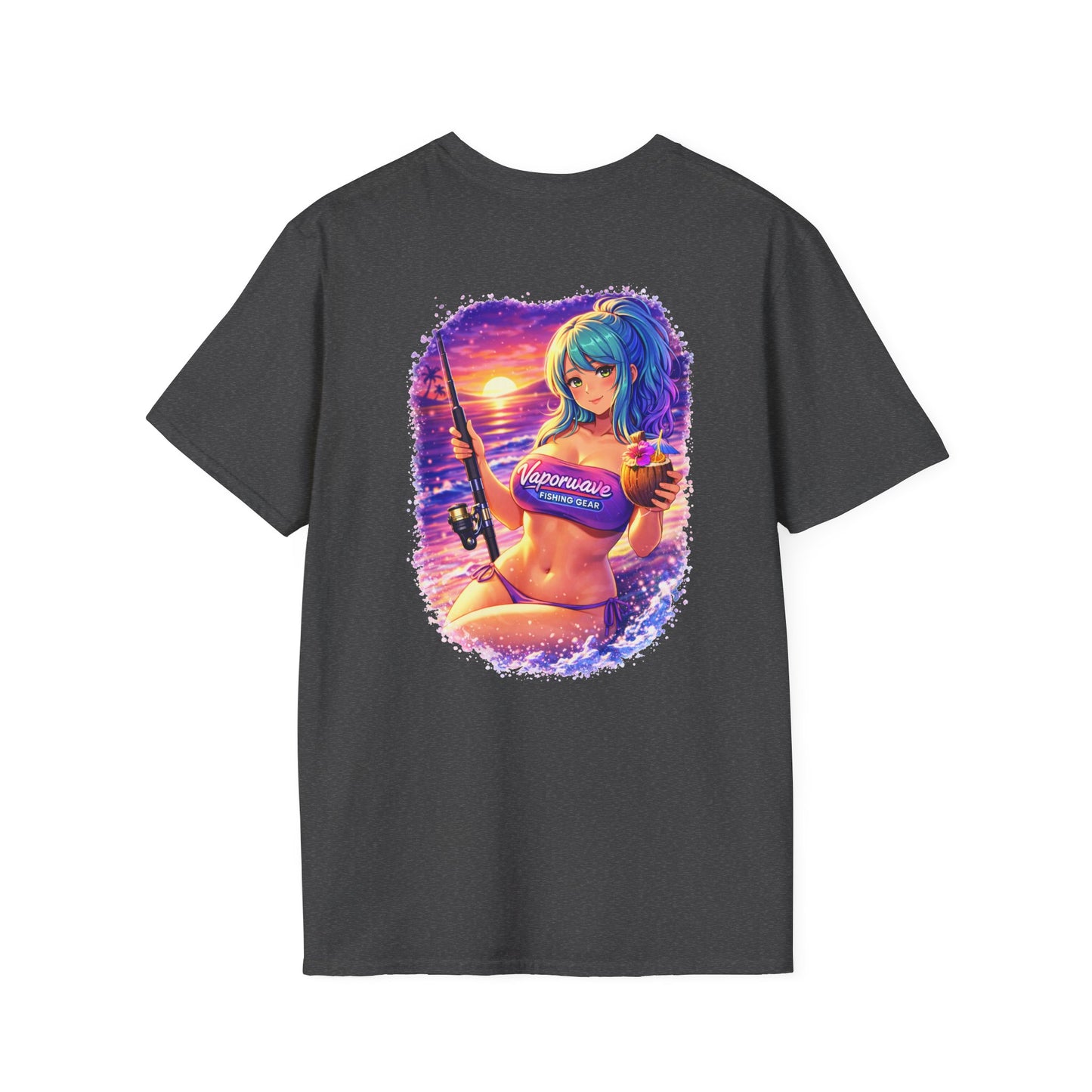 Kaia - Vaporwave Fishing Gear Graphic Tee