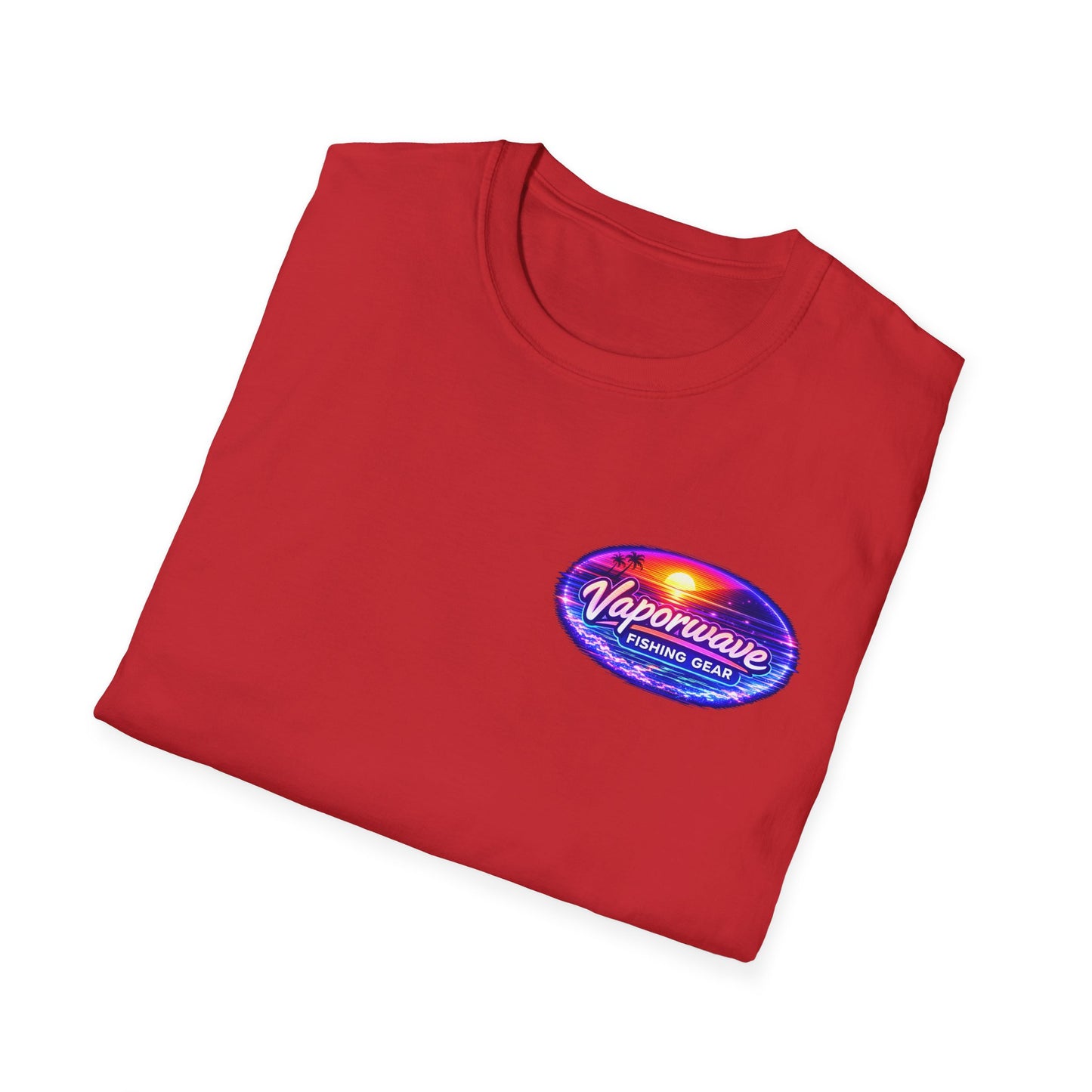 Rin - Vaporwave Fishing Gear Unisex Softstyle Tee