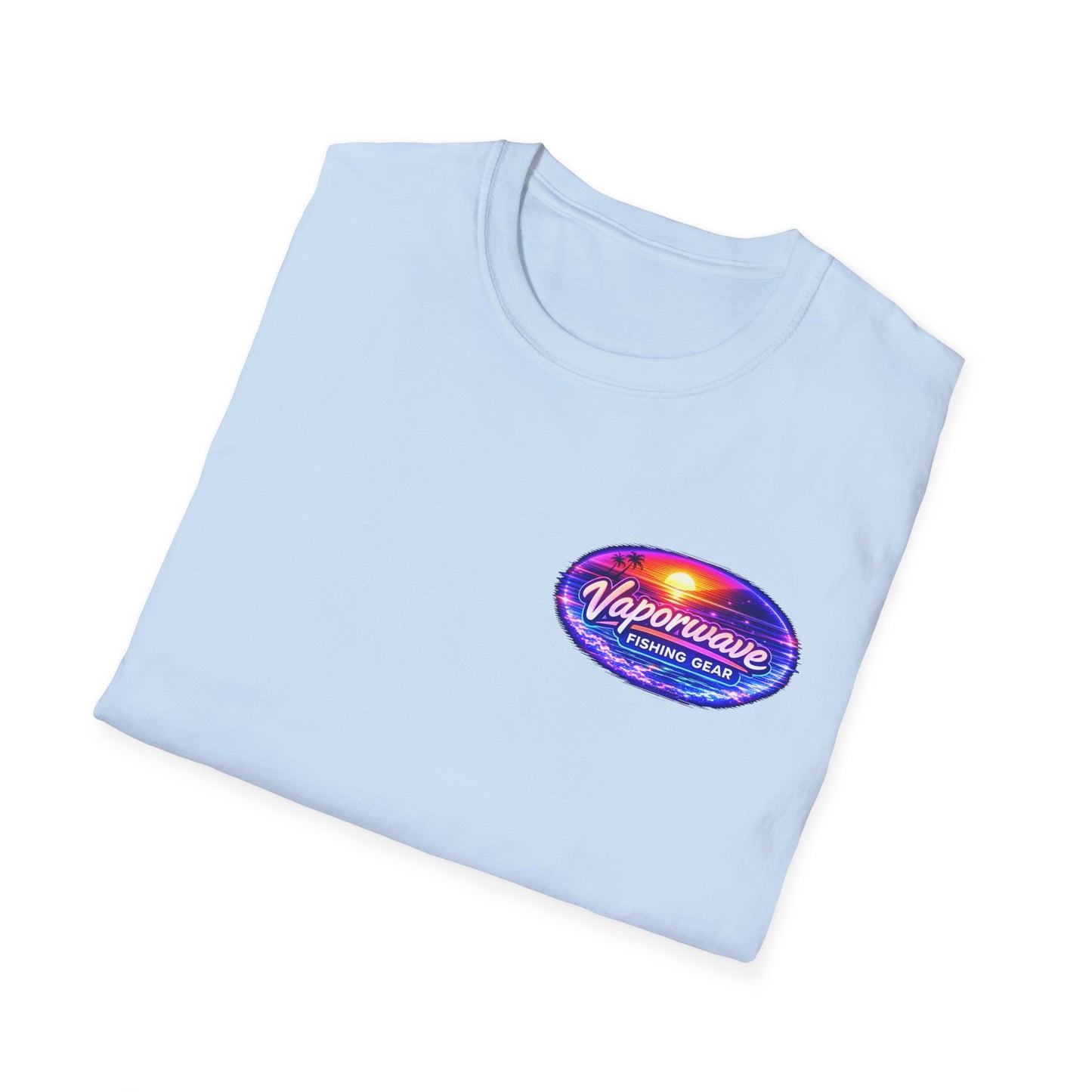 Rin - Vaporwave Fishing Gear Unisex Softstyle Tee