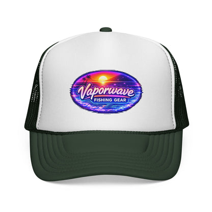 Vaporwave Fishing Gear Trucker Hat