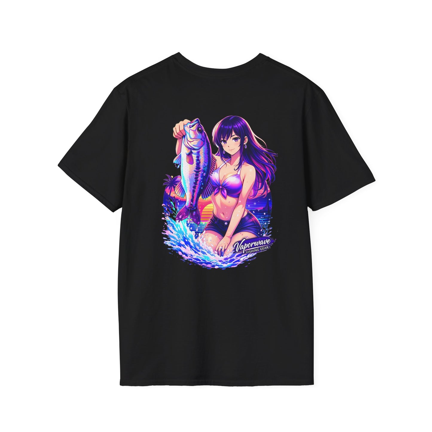 Rin - Vaporwave Fishing Gear Graphic Tee