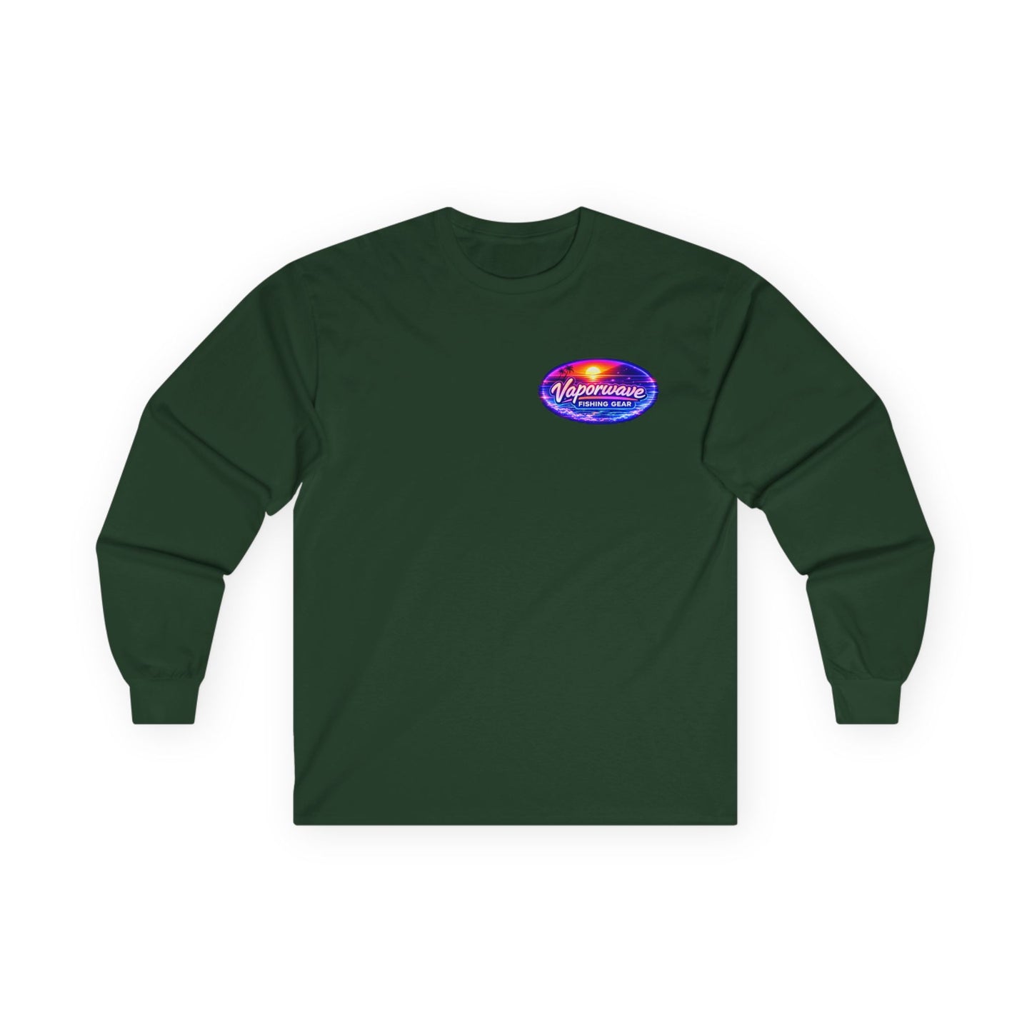 Aoi - Long Sleeve Retro Vaporwave Neon Surf Graphic