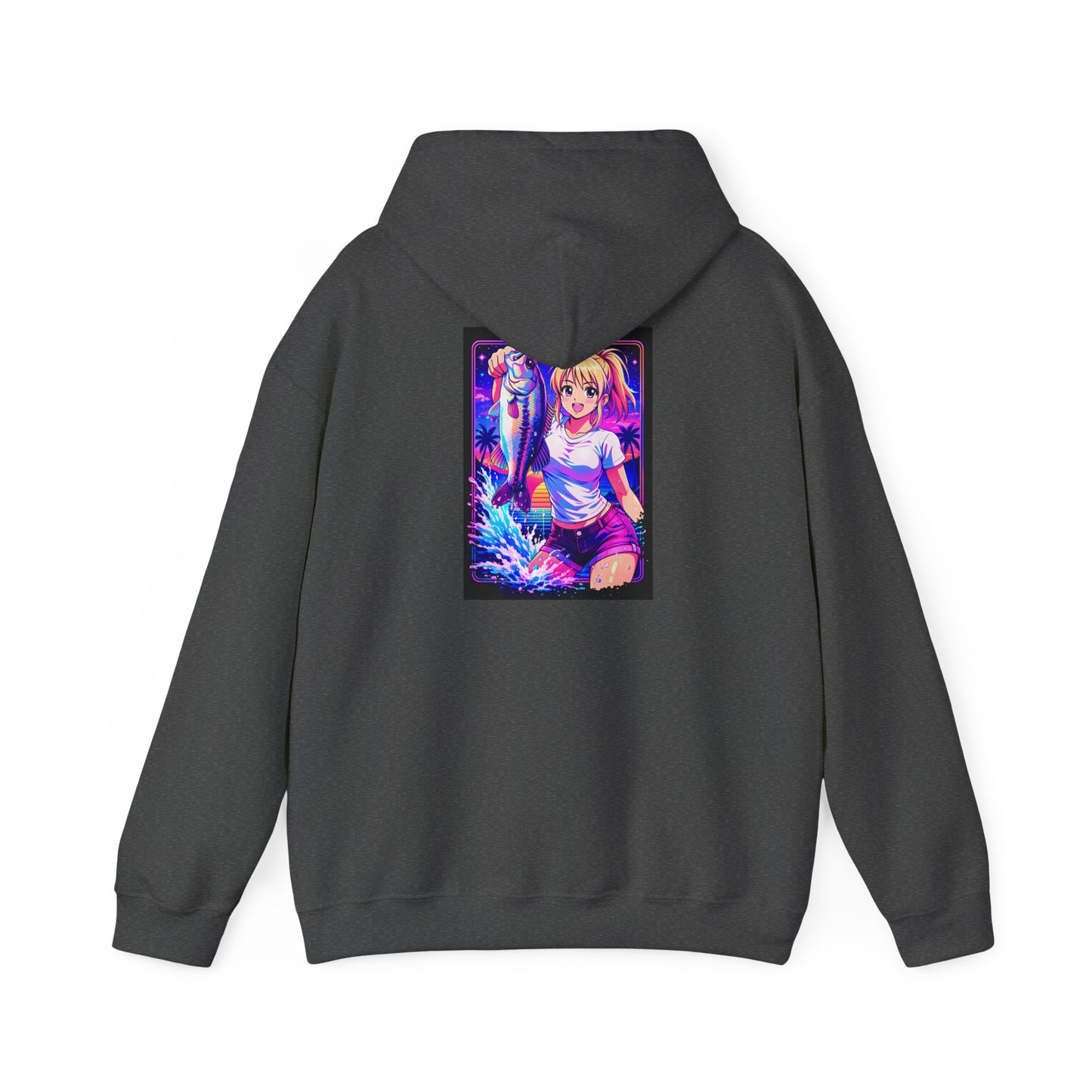 Aoi - Vaporwave Fishing Hoodie Sweatshirt