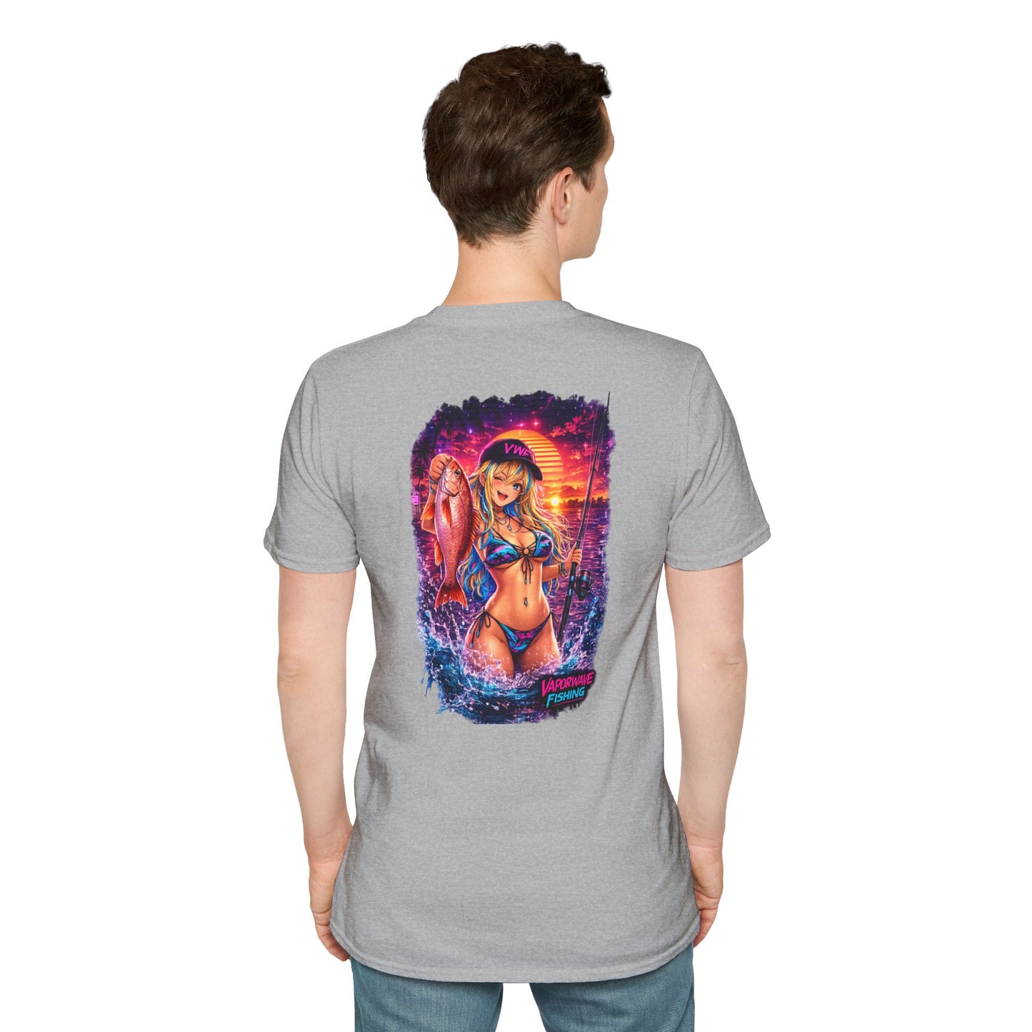 Yui - Vaporwave Fishing Gear Graphic Tee