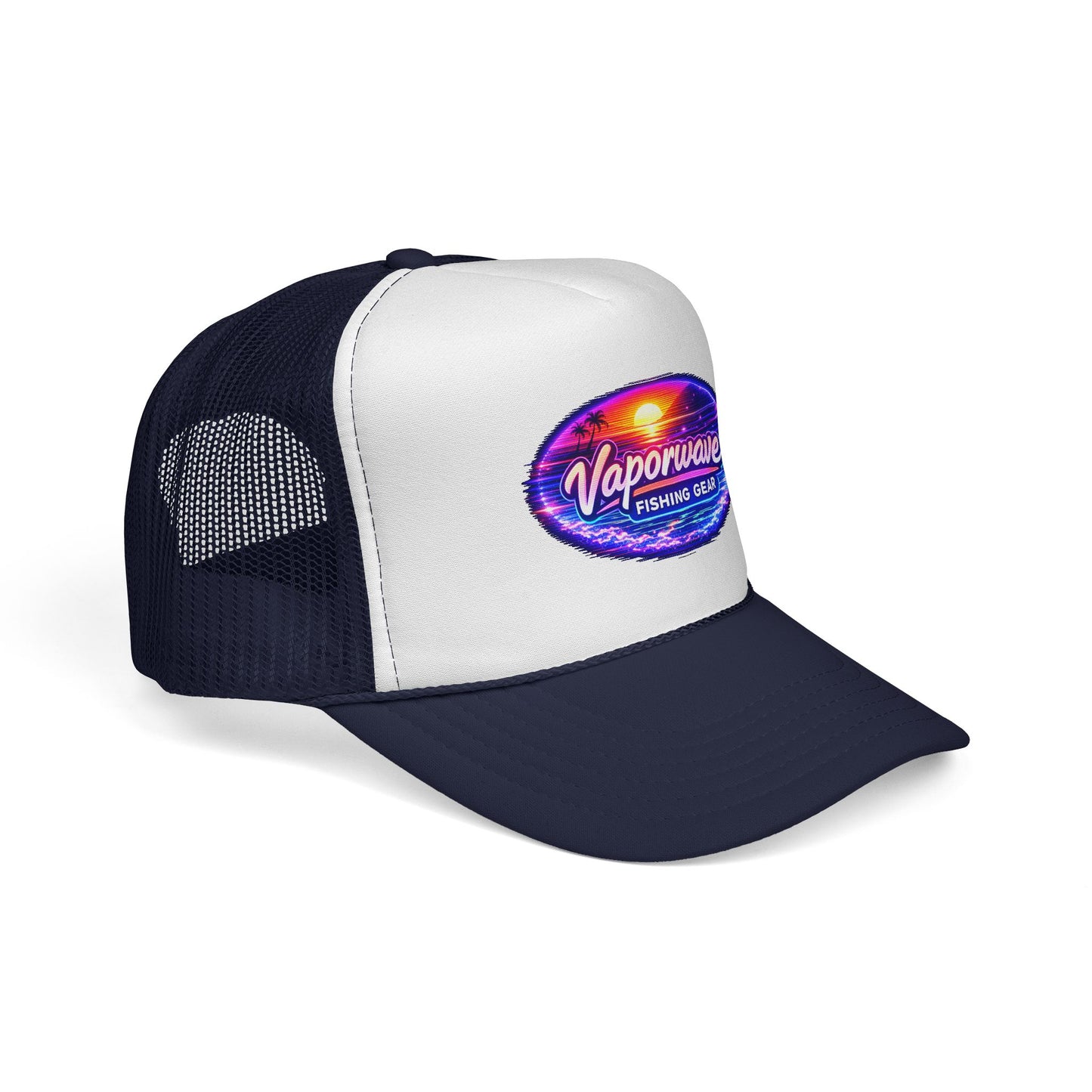 Vaporwave Fishing Gear Trucker Hat
