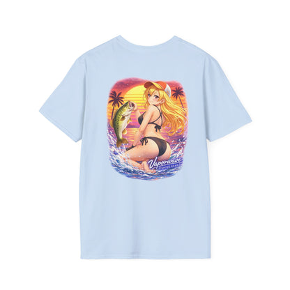 Rin - Vaporwave Fishing Gear Unisex Softstyle Tee