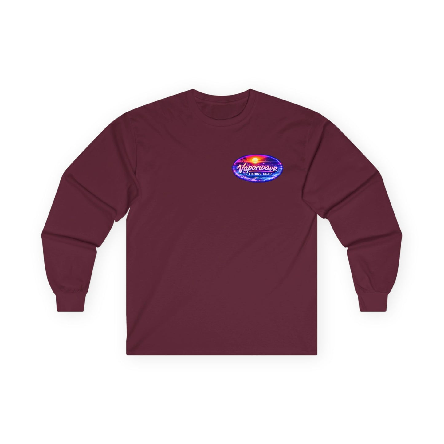 Aoi - Long Sleeve Retro Vaporwave Neon Surf Graphic