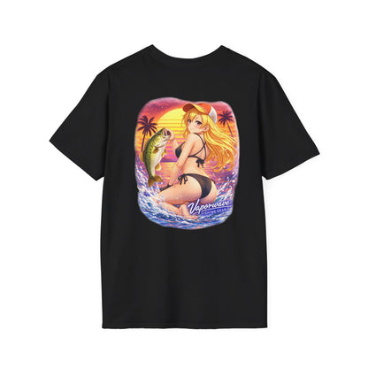 Rin - Vaporwave Fishing Gear Unisex Softstyle Tee