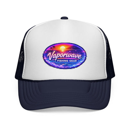 Vaporwave Fishing Gear Trucker Hat