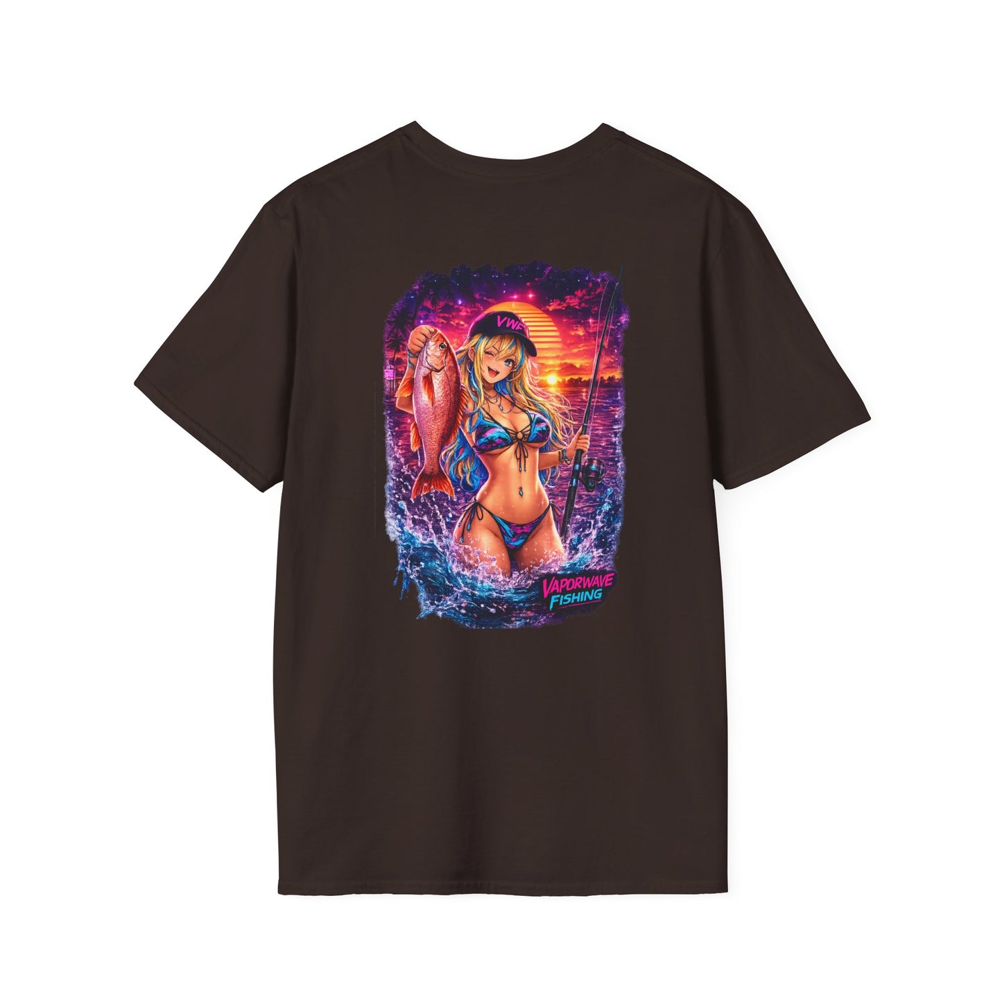 Yui - Vaporwave Fishing Gear Graphic Tee