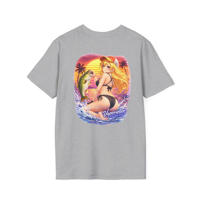 Rin - Vaporwave Fishing Gear Unisex Softstyle Tee