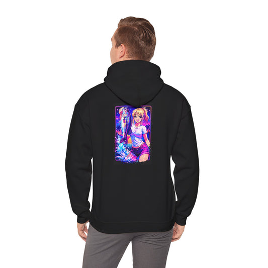 Aoi - Vaporwave Fishing Hoodie Sweatshirt