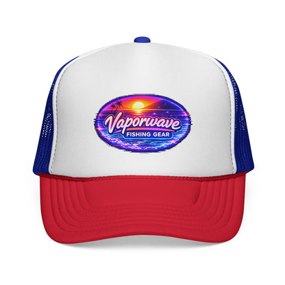 Vaporwave Fishing Gear Trucker Hat