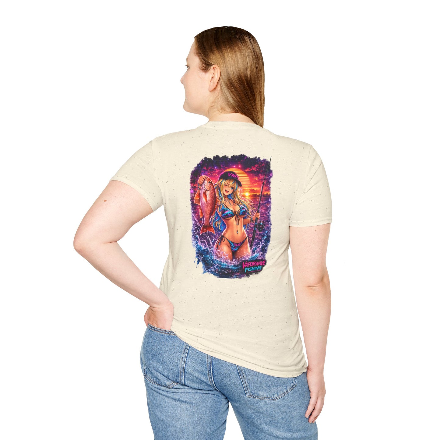 Yui - Vaporwave Fishing Gear Graphic Tee