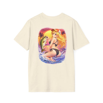 Rin - Vaporwave Fishing Gear Unisex Softstyle Tee