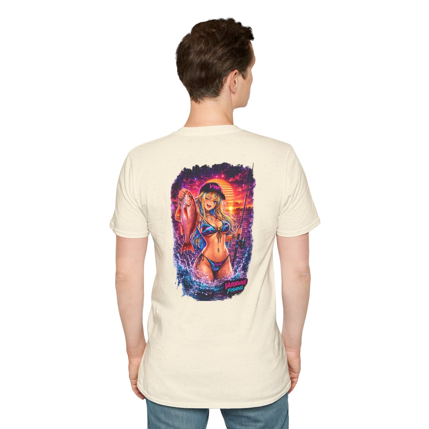 Yui - Vaporwave Fishing Gear Graphic Tee