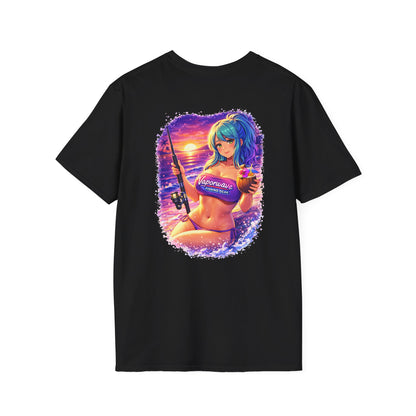Kaia - Vaporwave Fishing Gear Graphic Tee