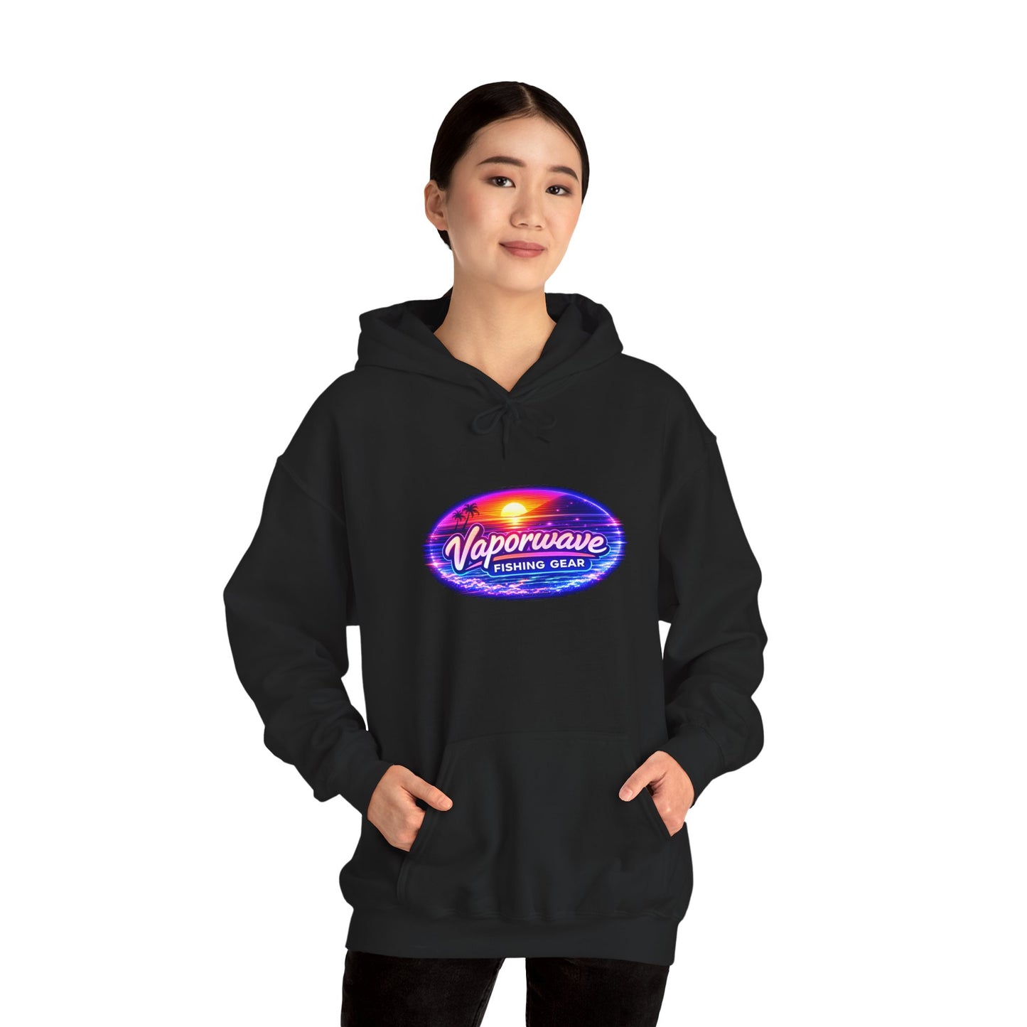 Aoi - Vaporwave Fishing Hoodie Sweatshirt
