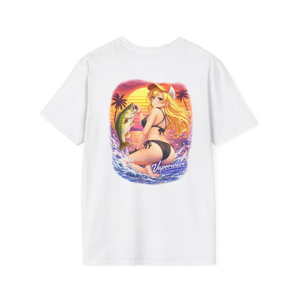 Rin - Vaporwave Fishing Gear Unisex Softstyle Tee