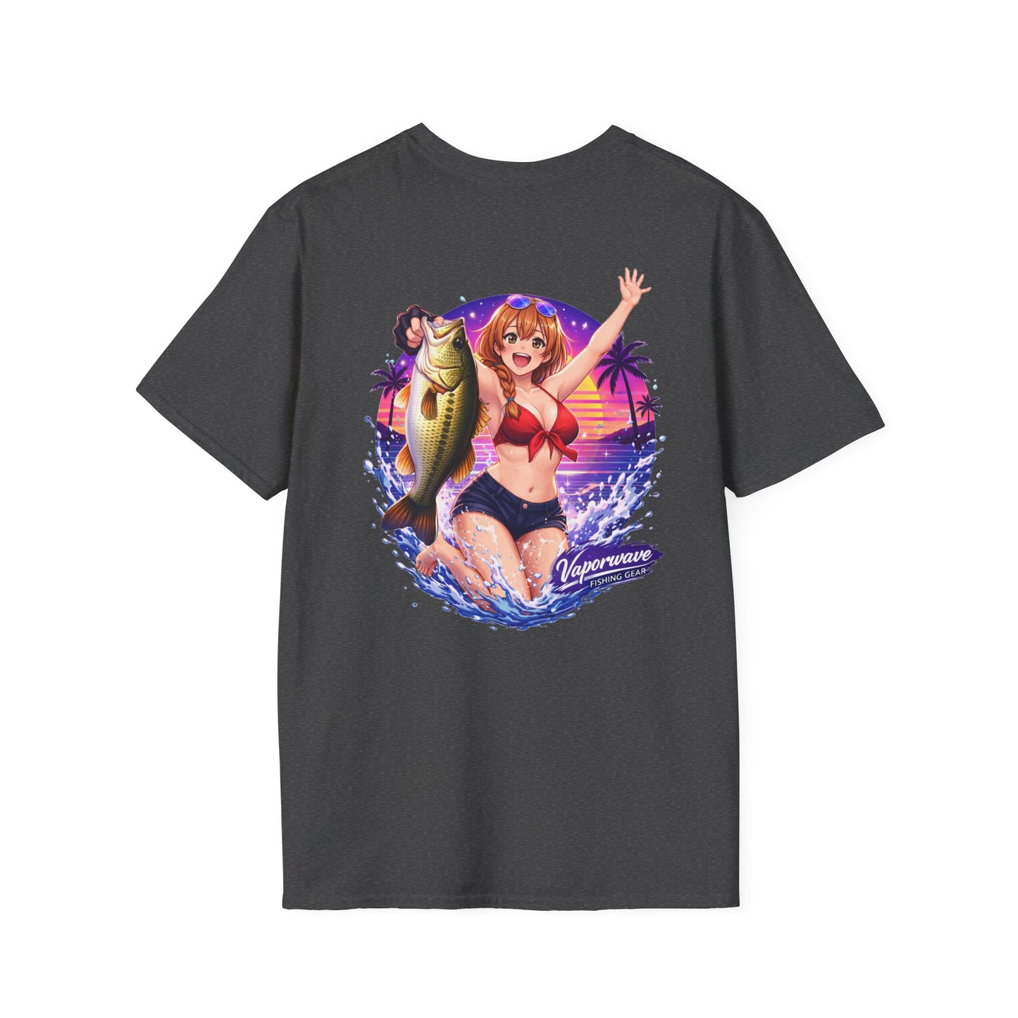 Mika v2 - Vaporwave Fishing Gear Graphic Tee