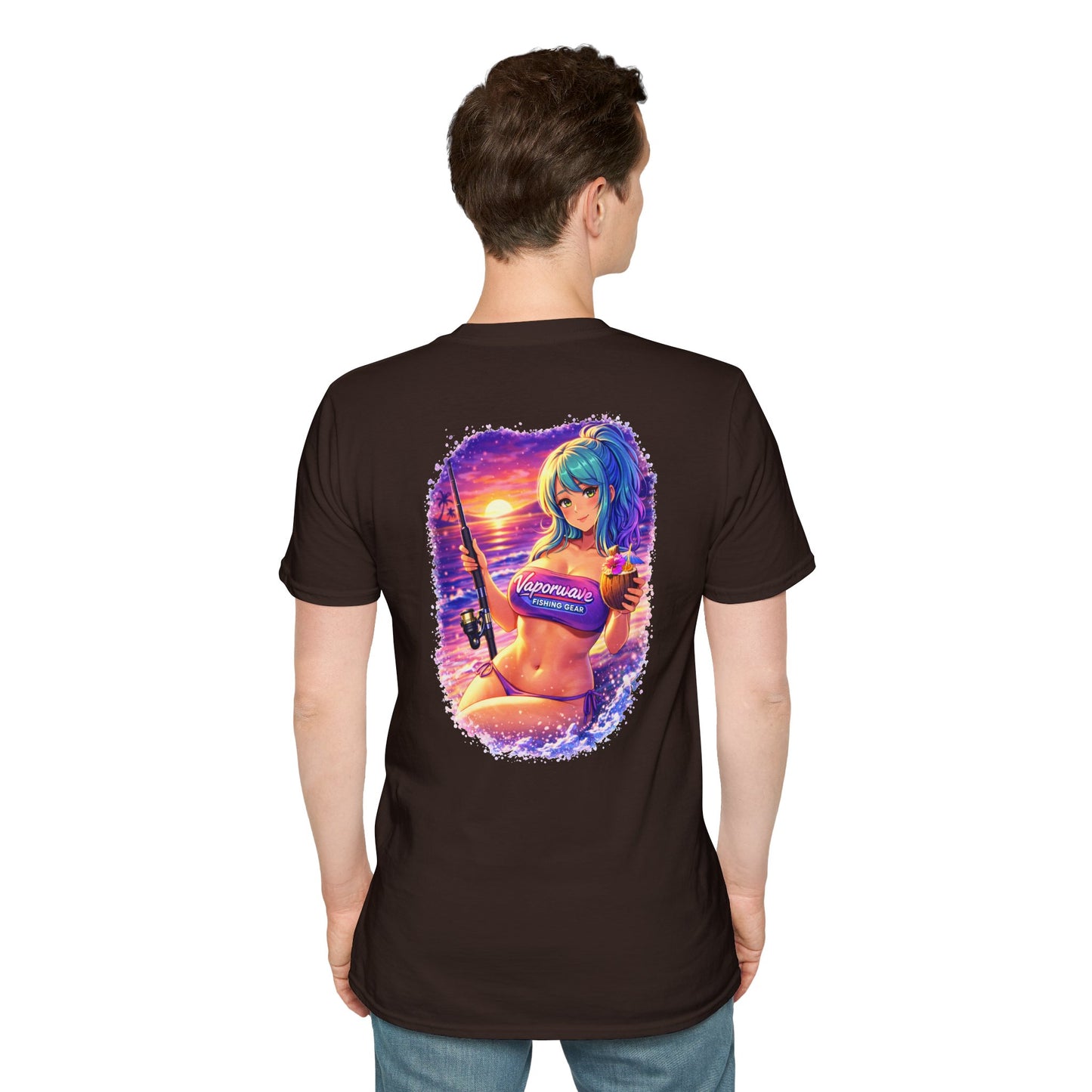 Kaia - Vaporwave Fishing Gear Graphic Tee