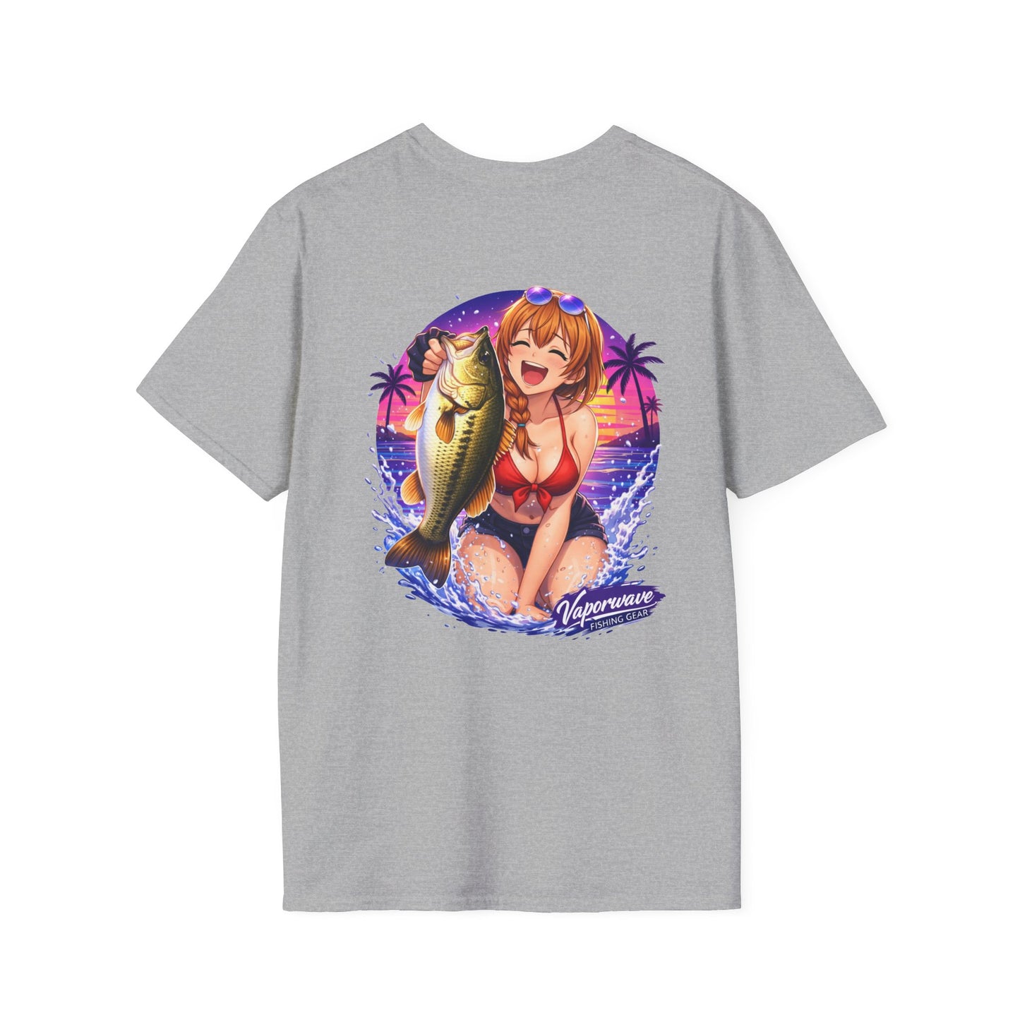Mika - Vaporwave Fishing Gear Graphic Tee