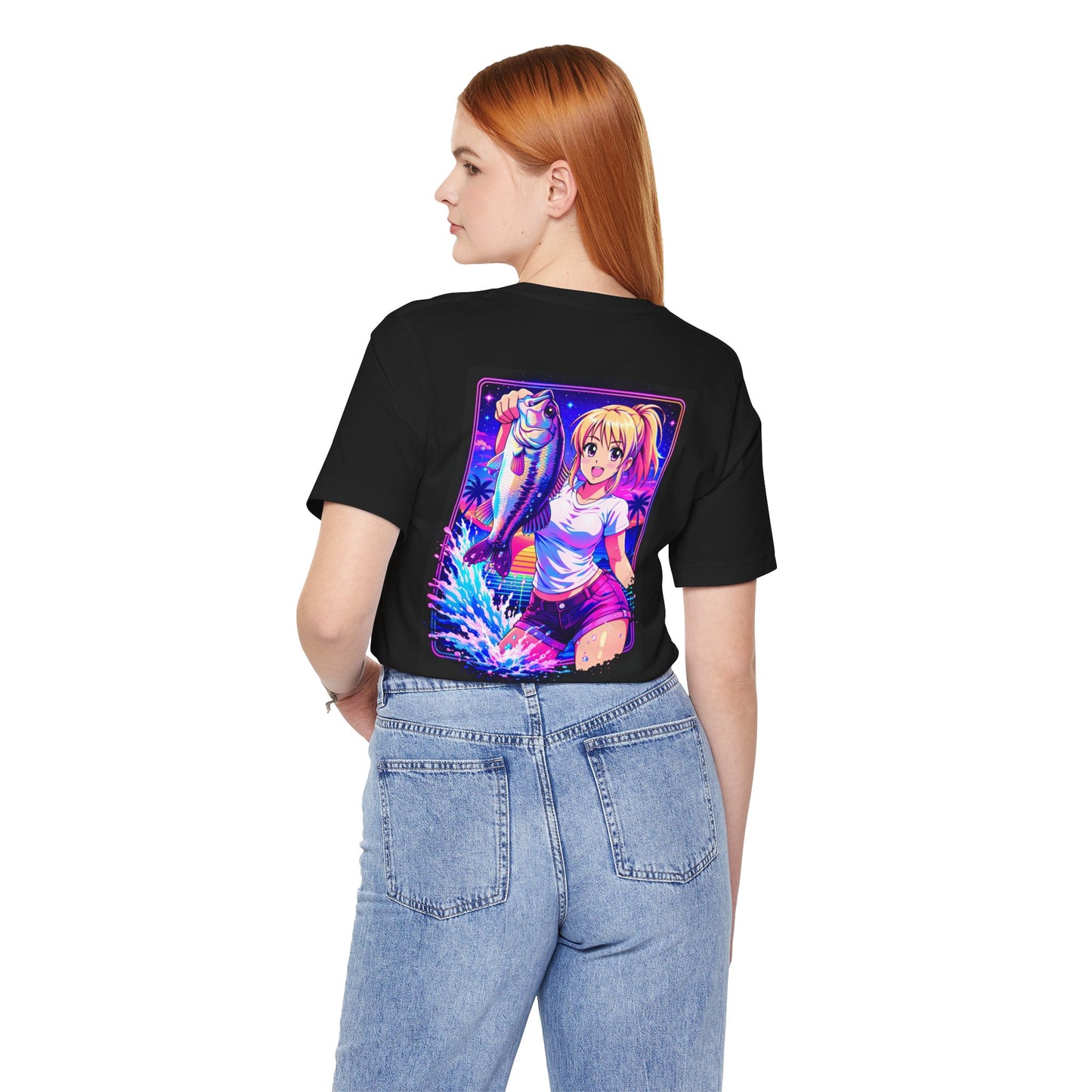 Aoi - Vaporwave Fishing Gear Graphic Tee