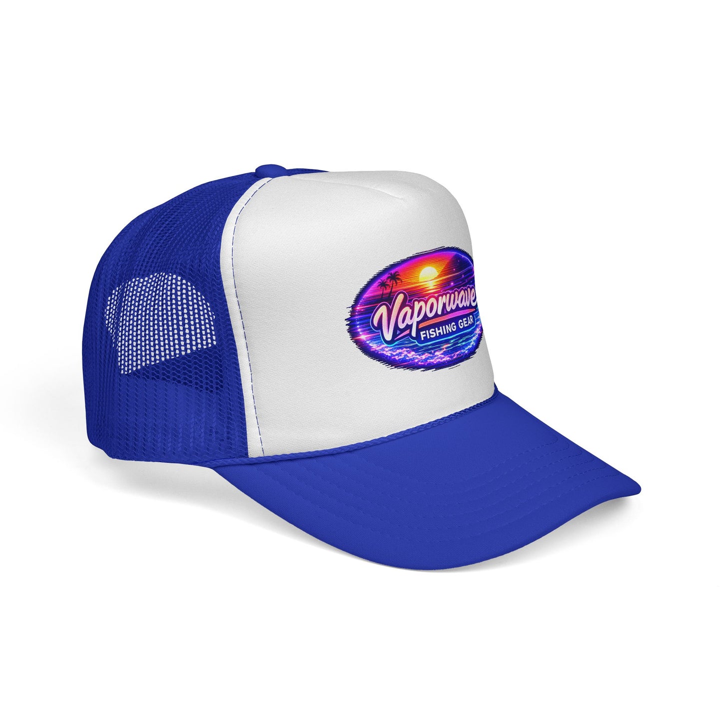 Vaporwave Fishing Gear Trucker Hat