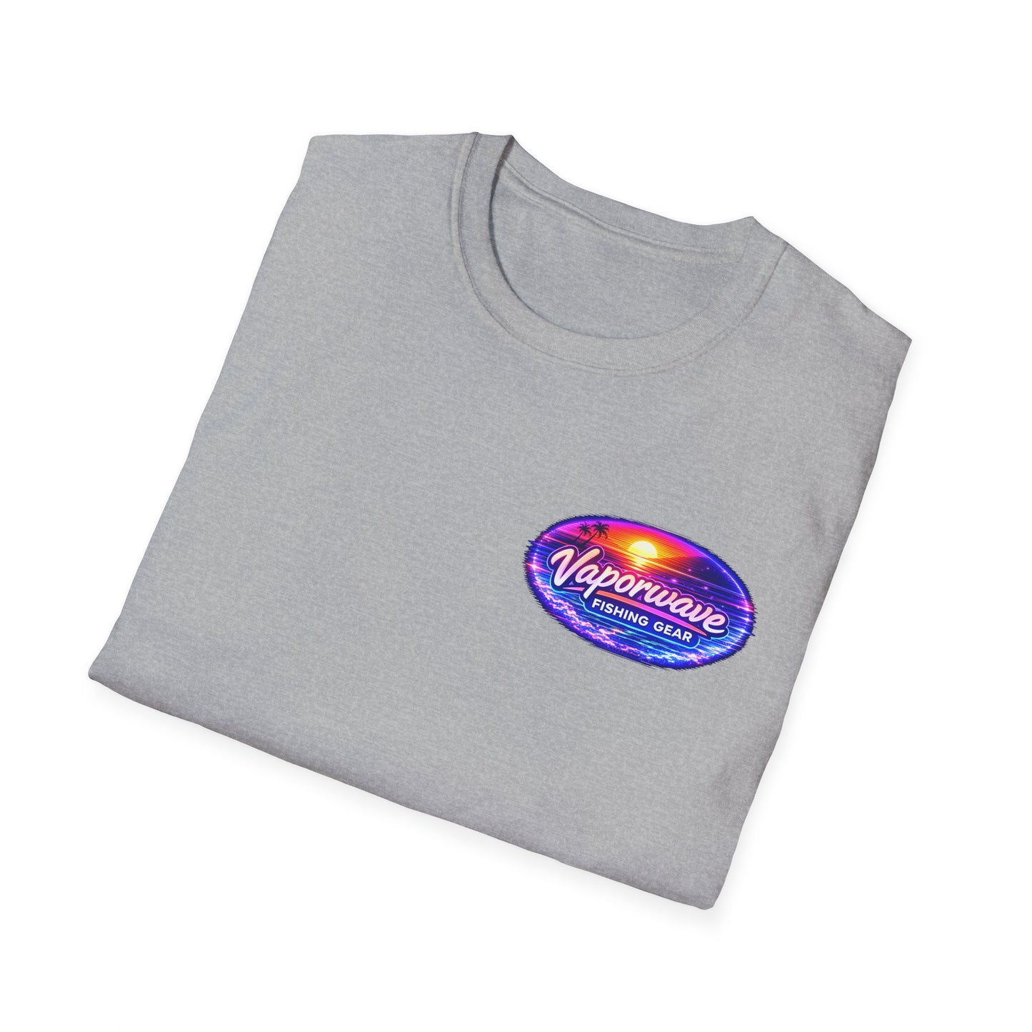 Rin - Vaporwave Fishing Gear Unisex Softstyle Tee