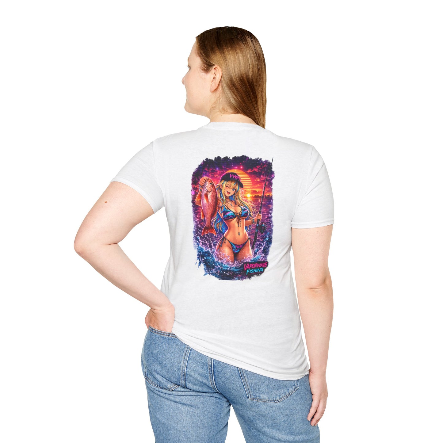 Yui - Vaporwave Fishing Gear Graphic Tee