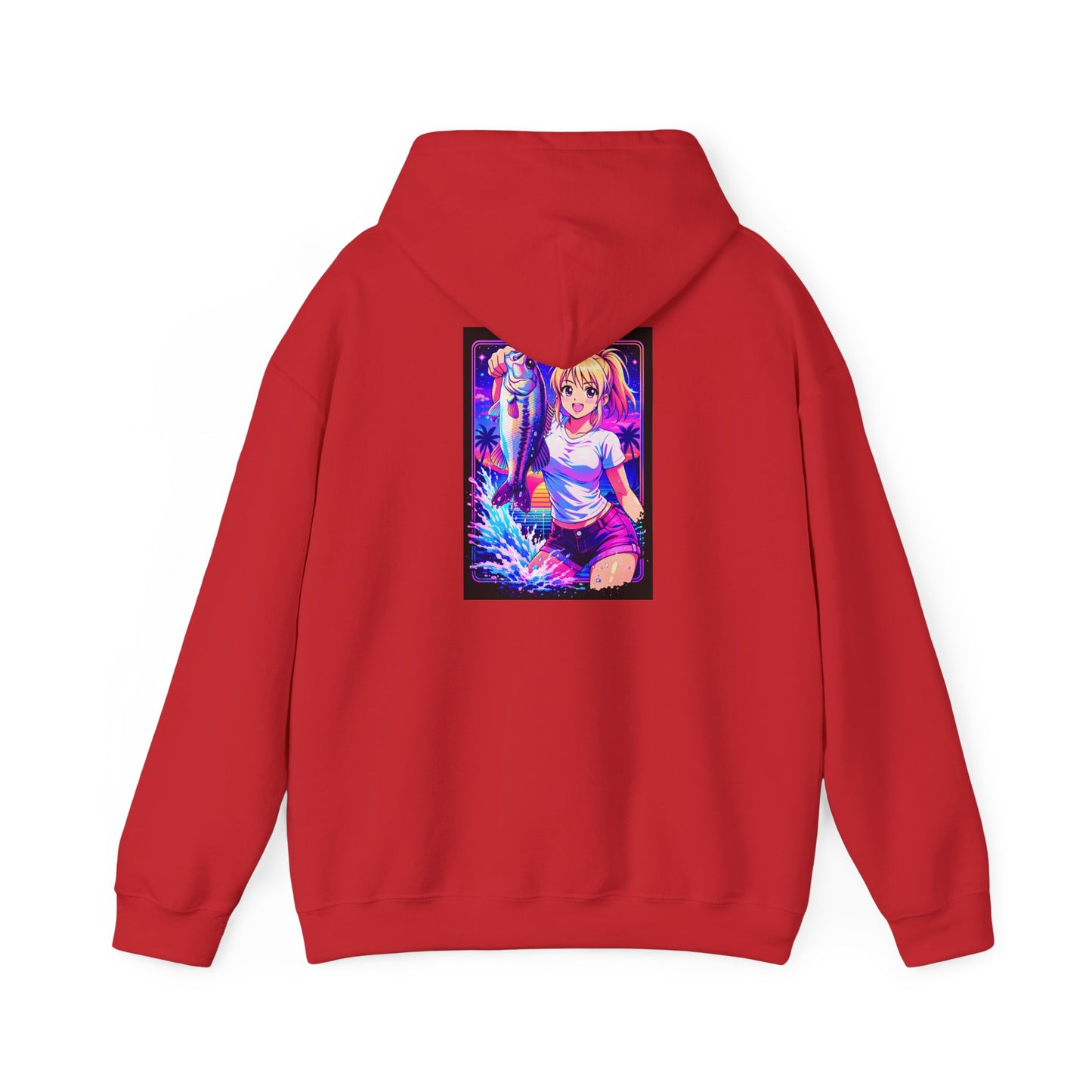 Aoi - Vaporwave Fishing Hoodie Sweatshirt