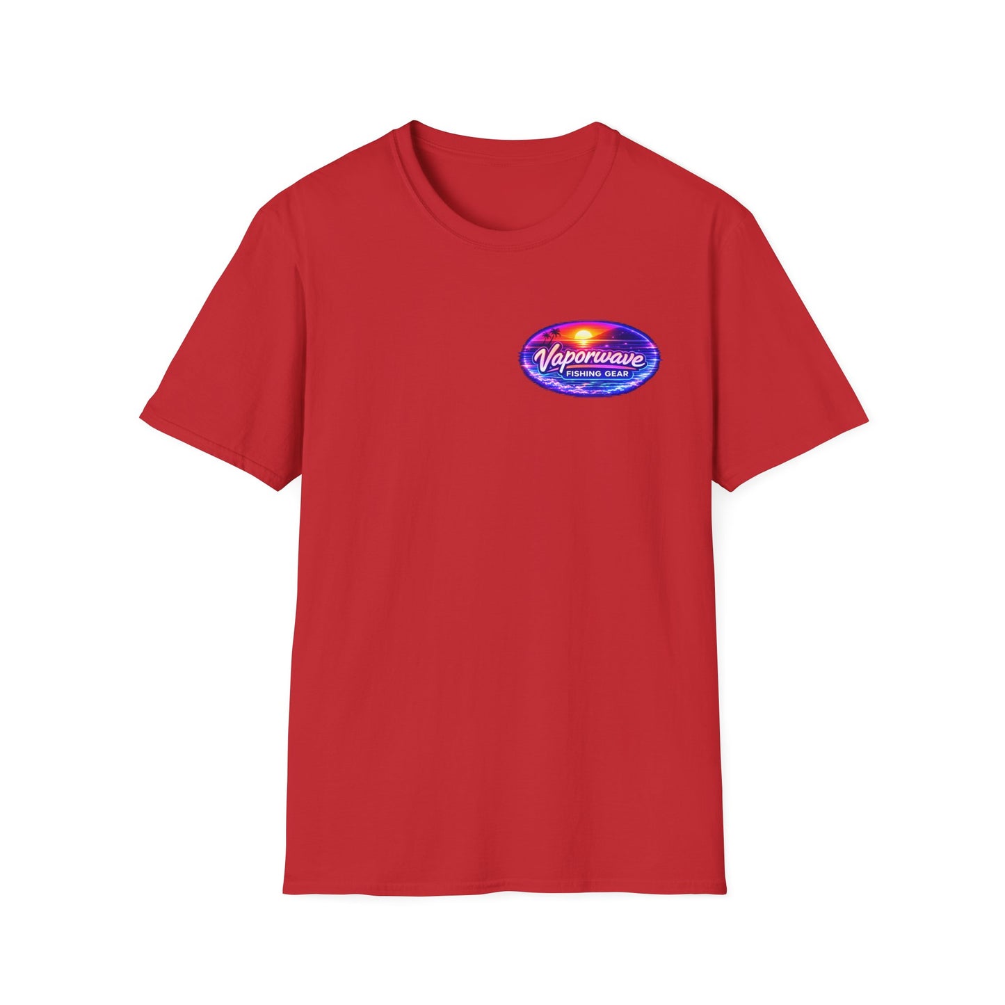 Rin - Vaporwave Fishing Gear Unisex Softstyle Tee