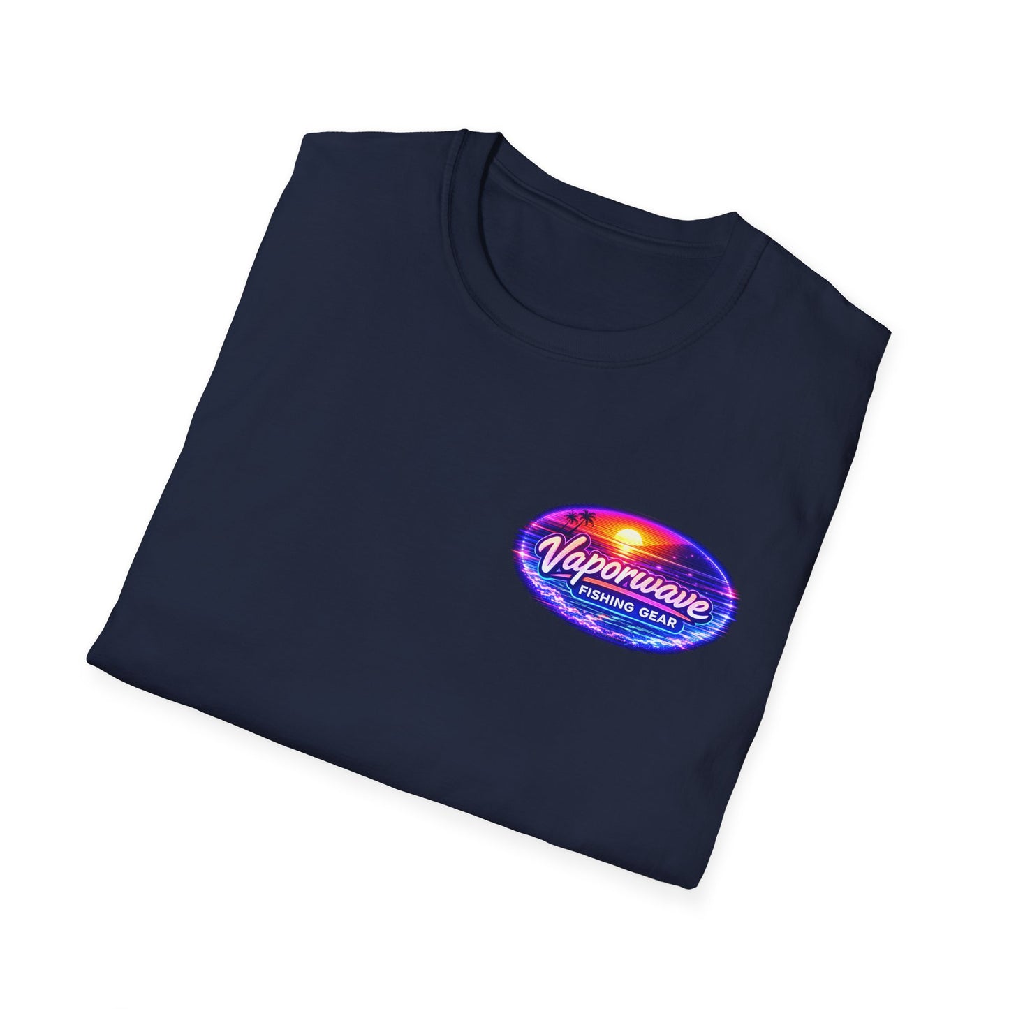 Rin - Vaporwave Fishing Gear Unisex Softstyle Tee