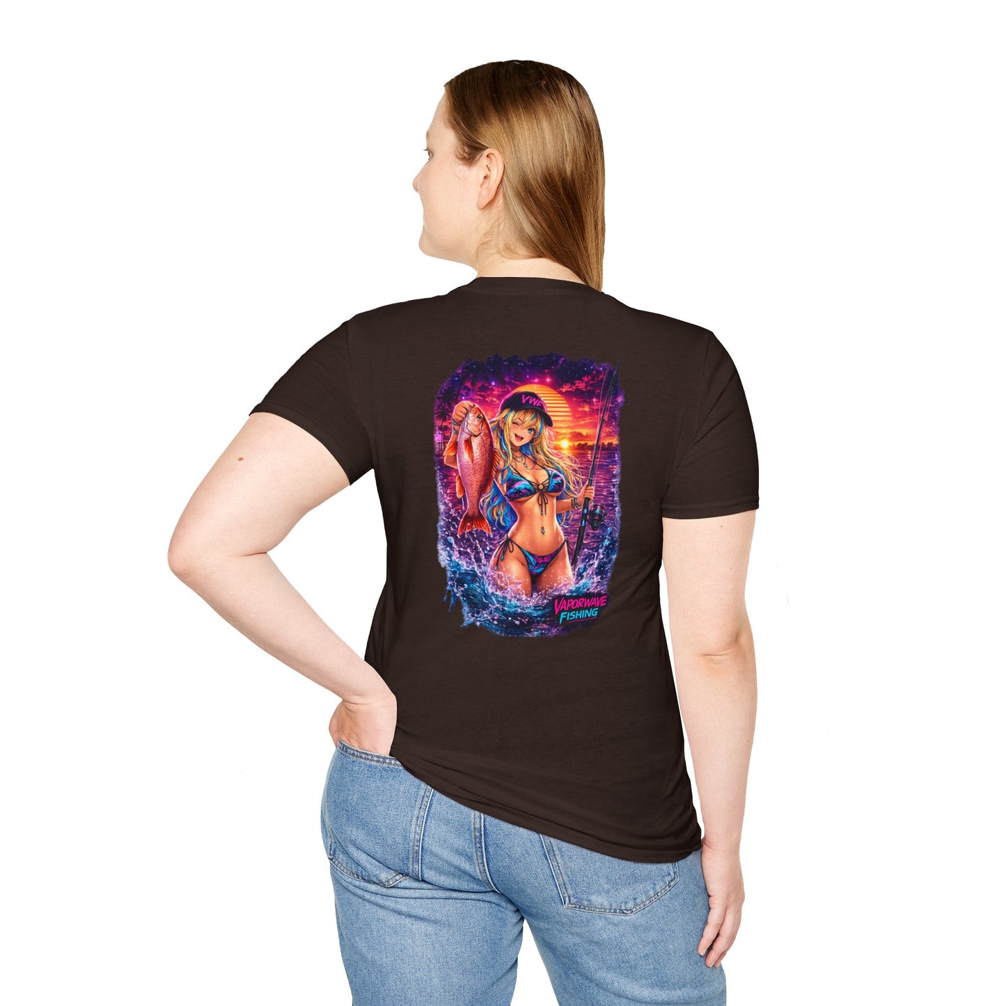Yui - Vaporwave Fishing Gear Graphic Tee