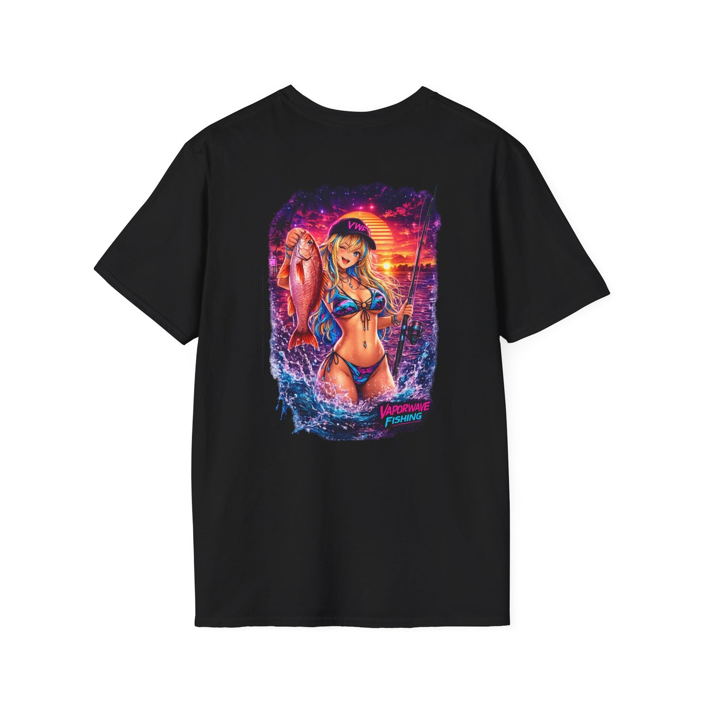 Yui - Vaporwave Fishing Gear Graphic Tee